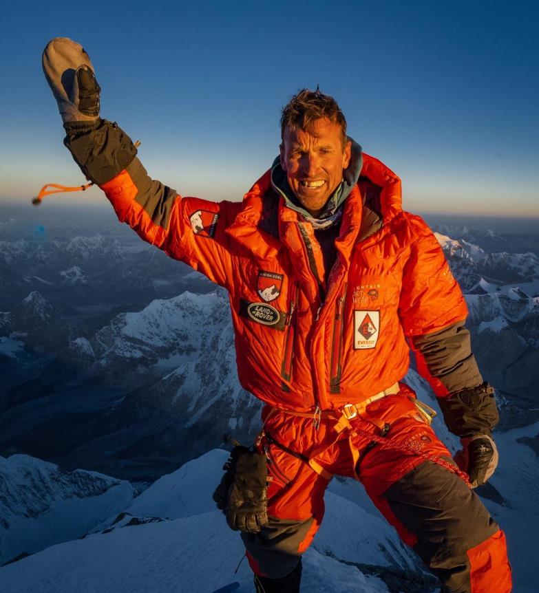 Kenton Cool on his 16th ascent of Everest, the most by any non-Sherpa mountaineer. Photo: Kenton Cool Instagram/@eliasaikaly
